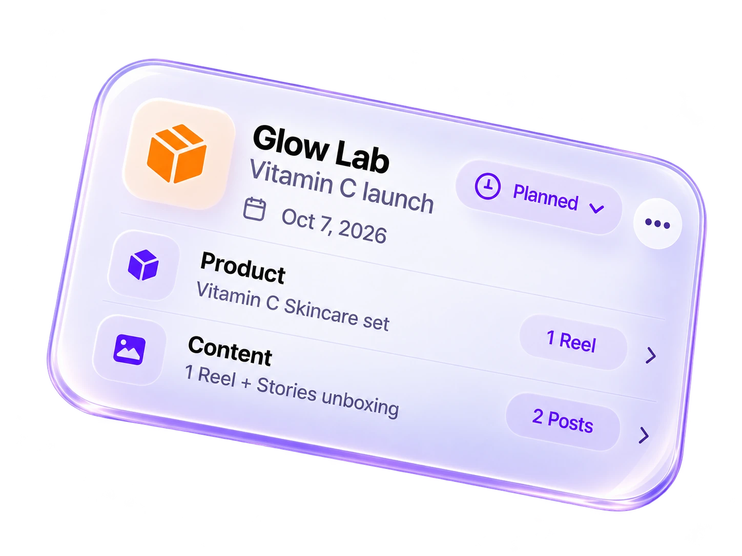 Creatimore 3D product illustration: collaboration dashboard